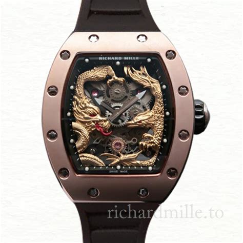 richard mille gold dragon